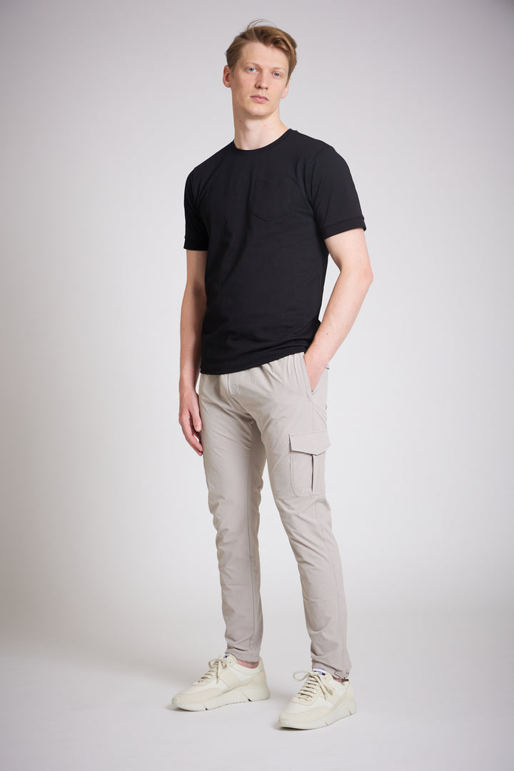 Men Stone Slim Fit Utility Cargo Pants