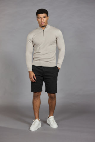 Men Tailored Fit Stretch Chino Shorts
