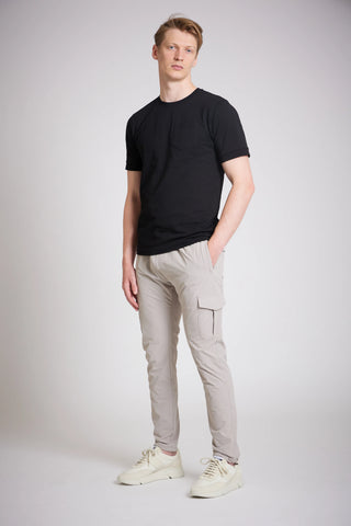 Utility Cargo Pant Men — Stone Cargo Pants Slim Fit Utility Trousers