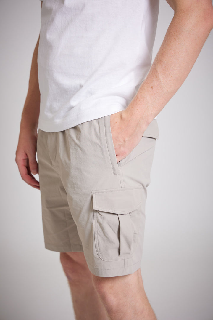 Summer shorts men stone slim fit drawstring waist
