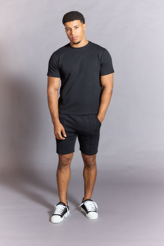 Everyday Luxe Shorts – Men’s Black Shorts (Breathable, Comfort Fit)