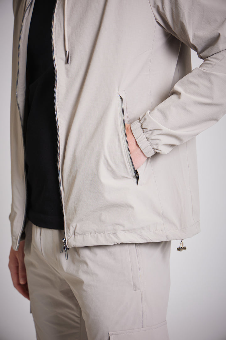 Buy stone cargo jacket men UK casual wear
