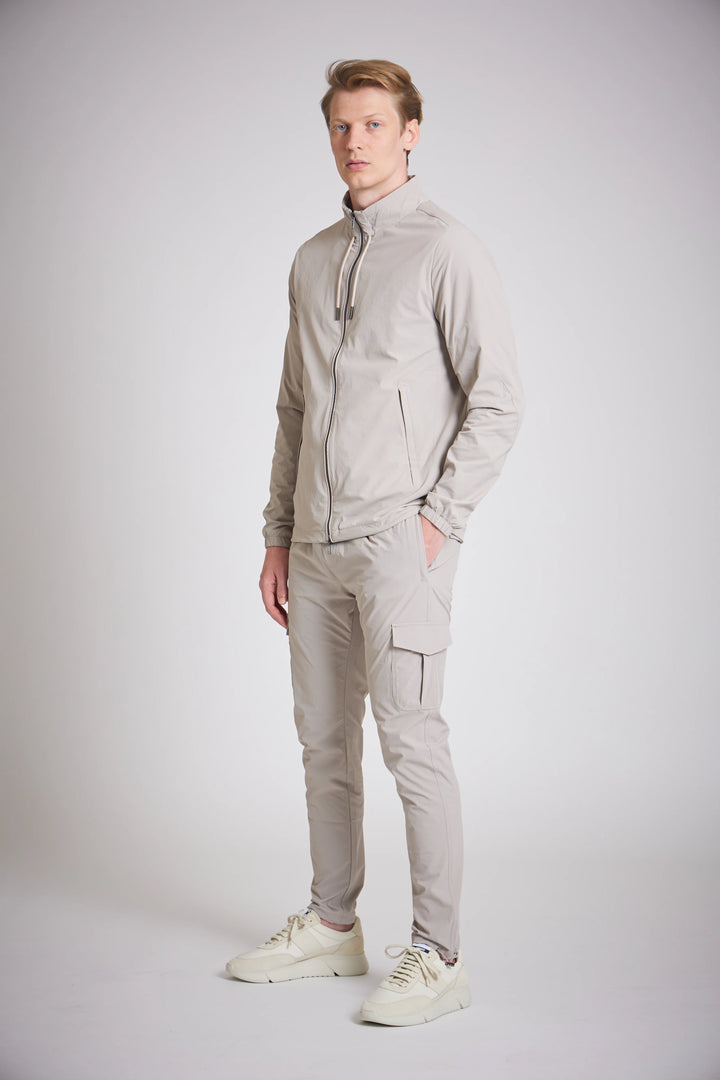 Buy stone cargo jacket men UK casual wear
