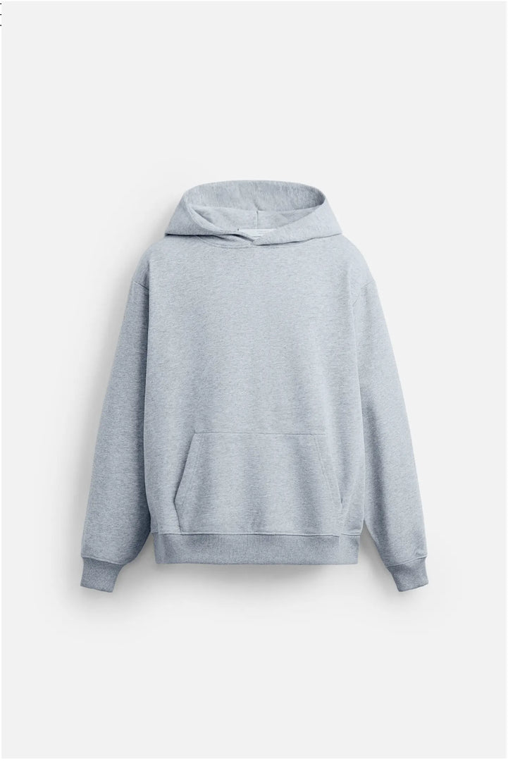 Light gray hoodie on a white background
